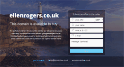Desktop Screenshot of ellenrogers.co.uk