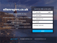 Tablet Screenshot of ellenrogers.co.uk
